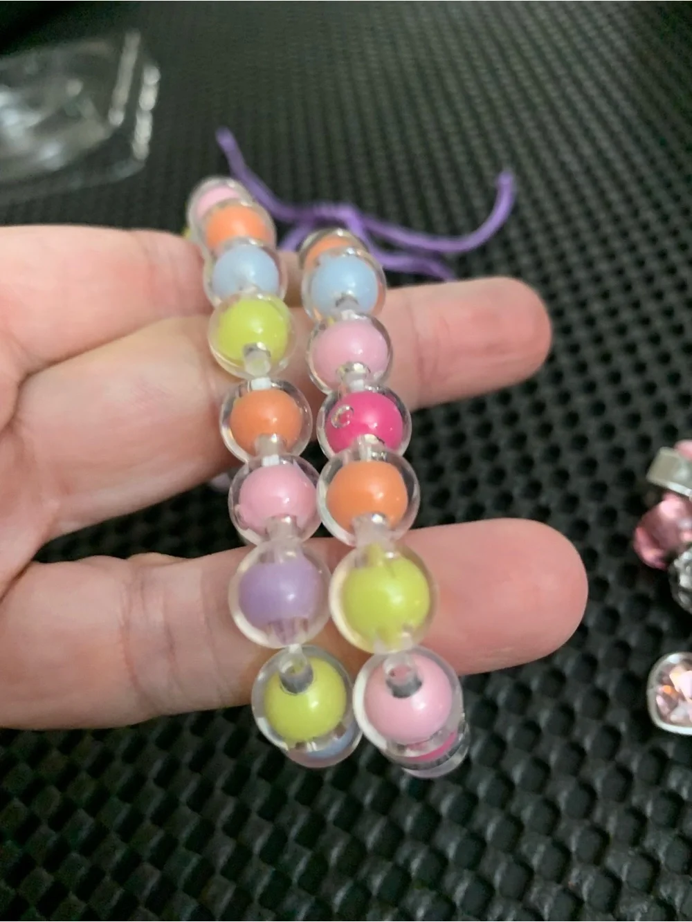 Kids Pastel Bracelet Bundle!! Three Character Braclets & One Charm Bracelet!!